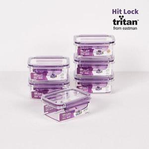 [에코센스]히트락 올트라이탄 밀폐용기 직사각350ml 6개