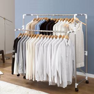 [브리즈] 슬림 이동형 접이식 2단행거