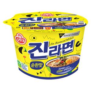 [오뚜기] 진라면 순한맛 용기 (큰컵) 12입