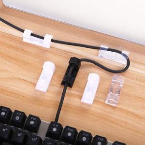 [미스터마켓] 선정리 케이블  16개 후크 전선정리 다용도 고정 클립 홀더