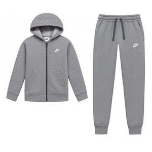 나이키 NSW 후드 조거 여성 트레이닝복세트 츄리닝 러닝복 그레이 BV3634-091