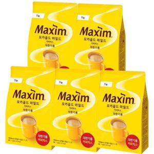 [맥심]동서 맥심 모카골드 마일드 1kg 5개 자판기용 커피믹스 (12058140)