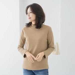 엄마옷 마담4060 포근해기모반목티셔츠-QD000159-