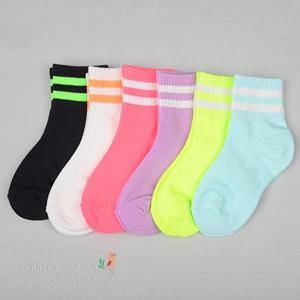 [꼼지]GM네온링글(6족)세트 형광 유아 아동 양말 남아 여아 어린이 초등학생