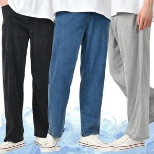 [핫코드](28-38숏/기본/롱) 남자 여름 쿨링 세미 와이드 워싱 청바지 3컬러