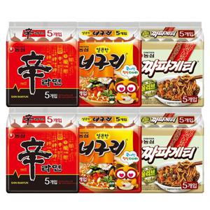 농심 봉지라면 혼합 30봉 (신라면+너구리+짜파게티 각 10봉)