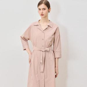 [쉬즈미스][쉬즈미스(SHESMISS)] 프리미엄소재 단아한 오픈카라 원피스 (택가격 298000원)