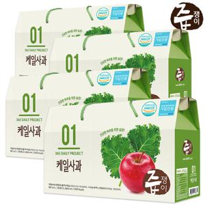 즙쟁이 케일사과즙 4박스/120포