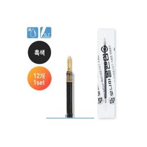 사무실비품 필기구 볼펜류 볼펜심모나미영심 흑 0.7 12개