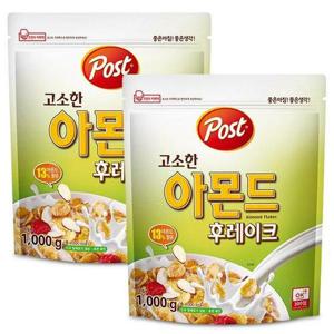 갤러리아_포스트 고소한 아몬드 후레이크 1000gX2개