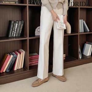 드리다 여자 겨울 기모 빅사이즈 통바지 와이드 정장 슬랙스 팬츠 40-50대 미시 엄마옷 하객 상견례 출근