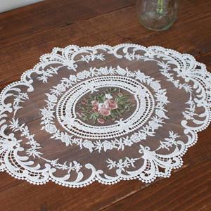 타원형 레이스매트 홈파티 개인 테이블보 장식 식탁보