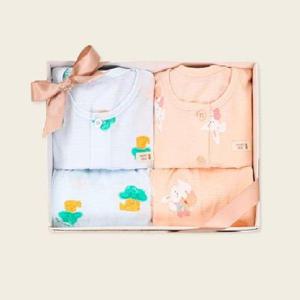 [오가닉맘]MKSP7B0103 유아 러브아기나무칠부내의 2종세트