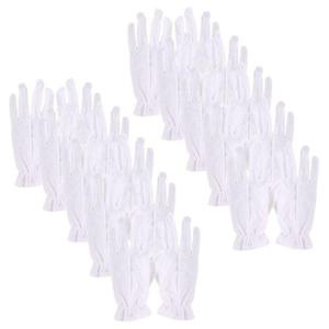 예식용장갑 흰색 면장갑 10켤레 결혼식 경조사 예식 행사장갑