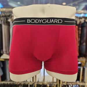 [보디가드]데일리 인견 아웃밴드 레드 남성 사각 드로즈 팬티 BGMDB651