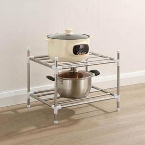 [엄지척]조립식 정리대 그릇 후라이팬 주방선반 진열대 2단_19412075_667501