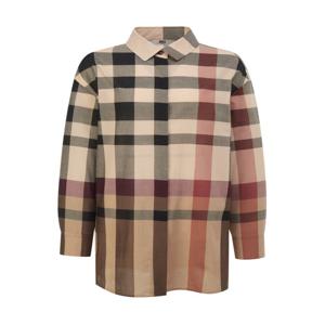 닥스 여성 [스테디셀러]브라운 체크 면 긴팔셔츠 (WKSH5BU38W3)