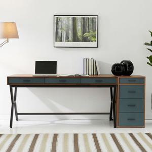 (착불) 프리 서재 컴퓨터 중 고등 학생 테이블 긴 큰 공부 서랍책상 1200 1600 1800