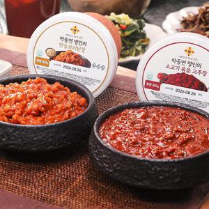 박동연 명인 소고기 고추장 만능 맛된장 300g 6통 양념 고추장 볶음