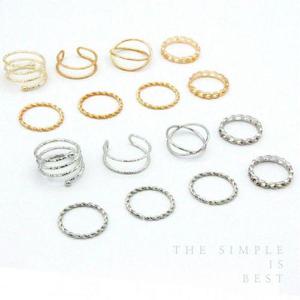 여성용 써지컬 스테인리스 서피스 반지 세련된 디자인 WFM5A3K