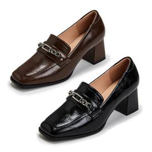 에스콰이아 여성 루엔 체인 로퍼 힐 FSHL813_814