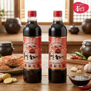 [홍일] 홍게간장 맛장 소스  900ml 2병