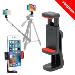 VCM-563G 스마트폰 핸드폰 거치대 - 가로세로 회전형 (삼각대 셀카봉 용 - 브이로그 사진 영상 촬영 등)