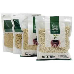 깨끗한 녹소토 세립 2L . 난석 제라늄 다육이 야생화 분갈이흙 삽목 화분 마감재.