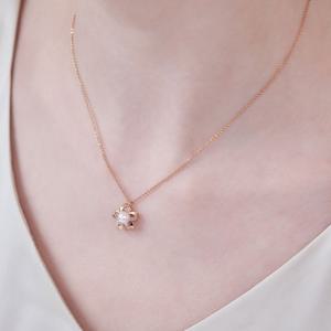 [끄란느] 플라워 비즈 목걸이 C24NB120