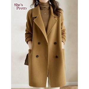 [쉬즈프리티]콘스더블모직코트 L까지_여성코트