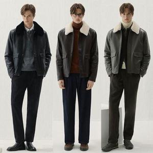 [헤스티지]25FW 남성 양털 양가죽 패딩점퍼