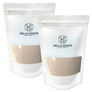 [헬로우그린] 차전자피 분말 가루 500g, 2개