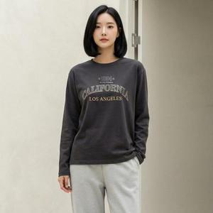 [유니제이] 선셋 오버핏 긴팔 티셔츠