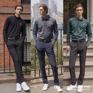 [애플라인드]초특가 기모 본딩 팬츠 3종, 남성