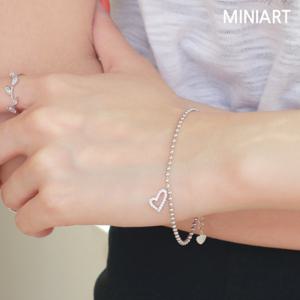 큐트하트 은볼 팔찌 / 92.5 실버팔찌