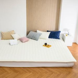 아이닉스 벨라 밍크극세사 겨울 패밀리 침대패드 Q+Q