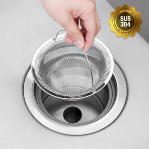 스텐304 손잡이 싱크대 배수구망