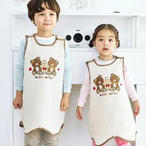 바풀 MK FW58-03 아동 수면조끼 누빔 삼중지 겨울 유아 아동 배앓이방지 조끼