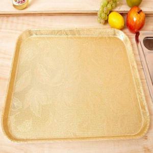 업소용 사각 골드 대형 쟁반 트레이 특대 WE90C52