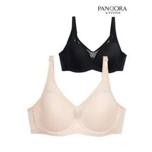 [비비안]판도라by 시스루 파워넷 풀컵 빅사이즈 보정브라 CDE컵 pbr7084