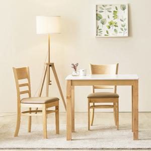 동서가구 케빈 하이그로시 2인용 식탁+의자2 DF919600