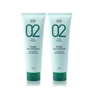 아모스 녹차실감 인텐시브 모이스처  팩 250ml 1+1