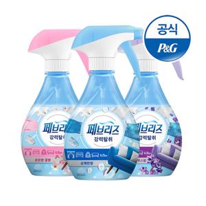 페브리즈 섬유탈취제 강력탈취 본품 370ml 3개 (상쾌한향/은은한꽃향/라벤더향)