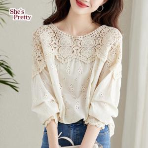 [쉬즈프리티] 레아레이스블라우스