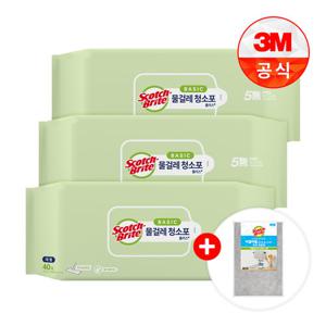 [3M]베이직 물걸레 청소포 표준형 40매 x 3개