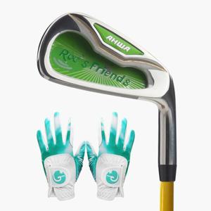 록스프렌드 주니어 7번아이언 그린+장갑 2종세트