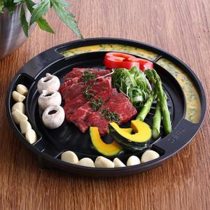 퀸센스 원형 고기불판 삼겹살 구이팬 후라이팬 그릴팬