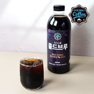 [인더스콜] 콜드브루 더치커피 원액 1L+1L 대용량 액상 커피
