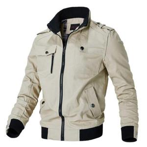 [위즈아이]남성 봄 가을 밀리터리 점퍼 야상 자켓 아웃도어 작업복 WI169J