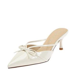 갤러리아_고세 데일리 여성 리본 스틸레토 에나멜 뮬 OZO5S031 아이보리 5C